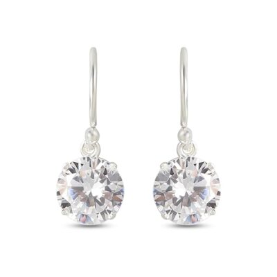 zavya deluxe snowy 925 silver earrings